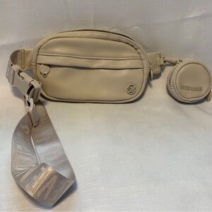 Steve Madden Beige Belt Bag Duo